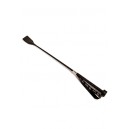 Fusta Ama Leather Riding Crop Black