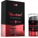 ÍNTIMO GEL VIBRADOR LIQUIDO FRESA 15 ML INTT