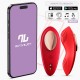 Vibrador de Braguita con APP Rojo INTYOU