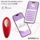 Vibrador de Braguita con APP Rojo INTYOU