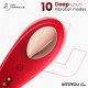 Vibrador de Braguita con APP Rojo INTYOU